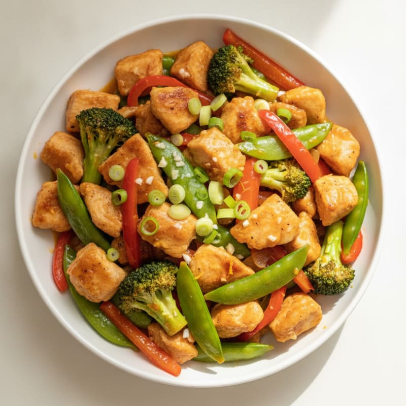 Orange Glazed Chicken Stir-Fry