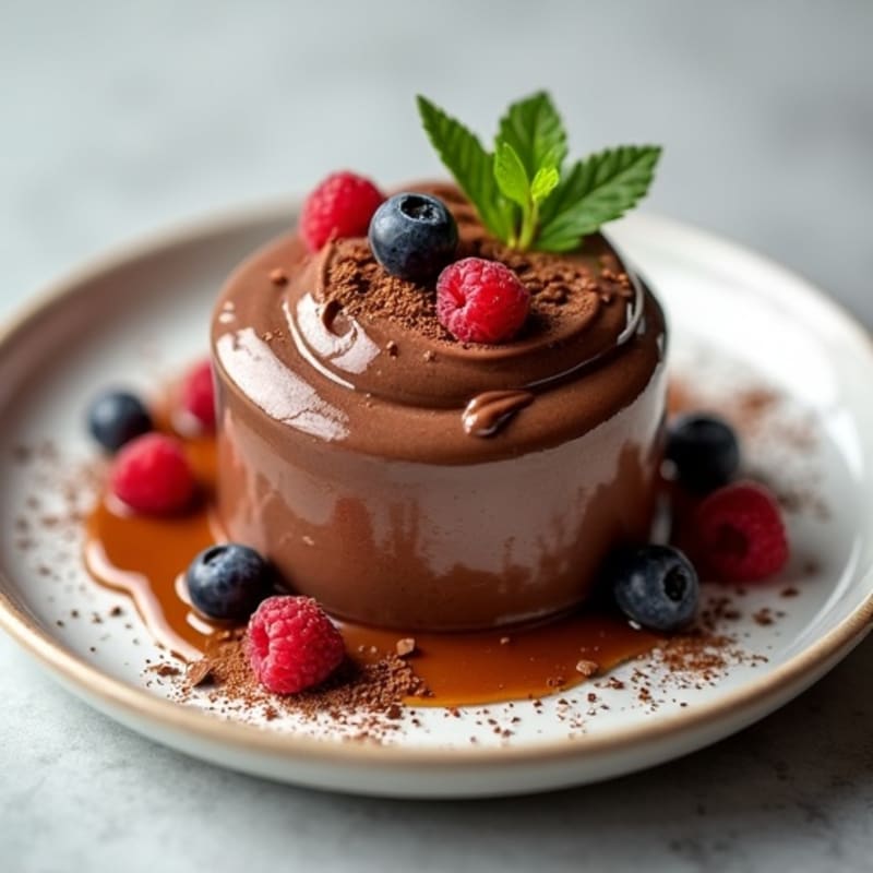 Healthy Dark Chocolate Mousse