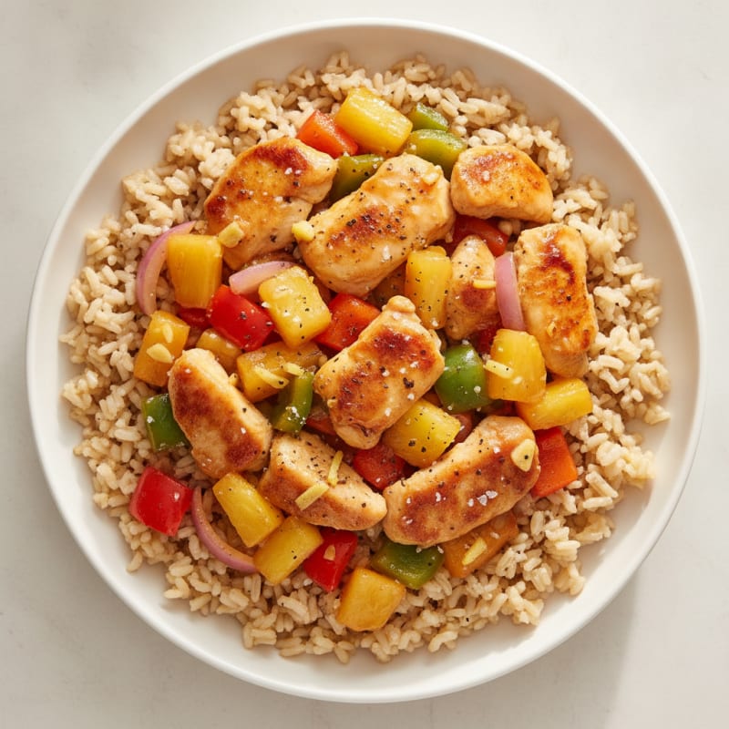 Sweet and Sour Chicken with Pineapple