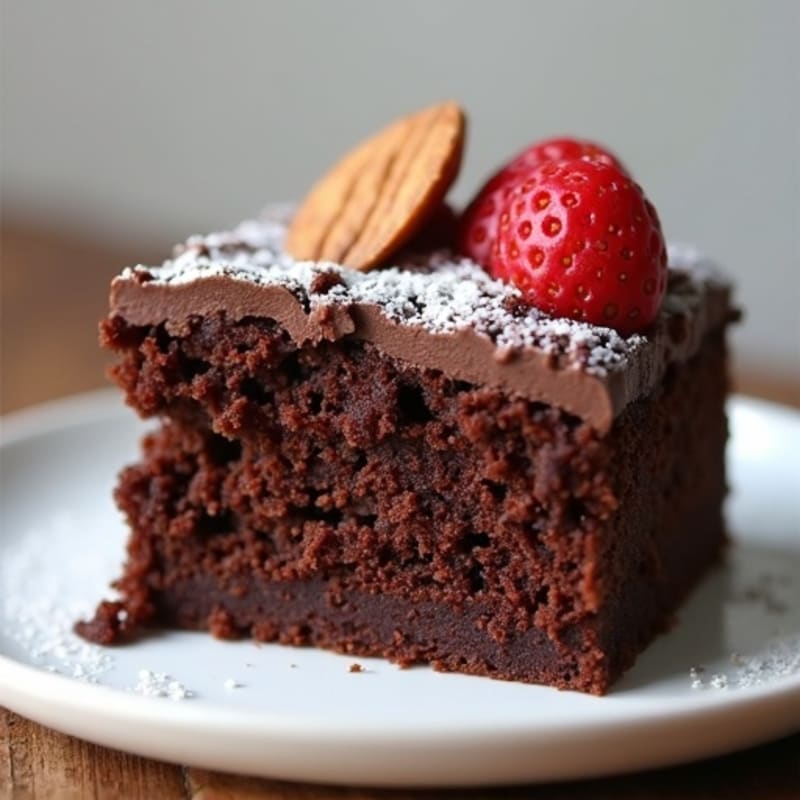 Moist Almond Flour Chocolate Cake
