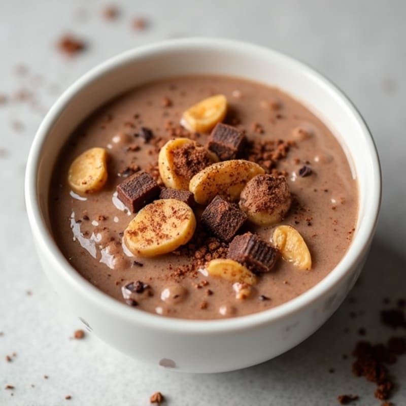Creamy Chocolate Peanut Butter Protein Oats