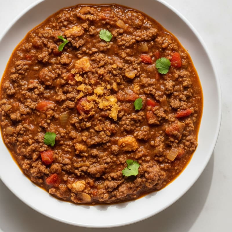 Savory Ground Chicken, Beef, and Turkey Chili