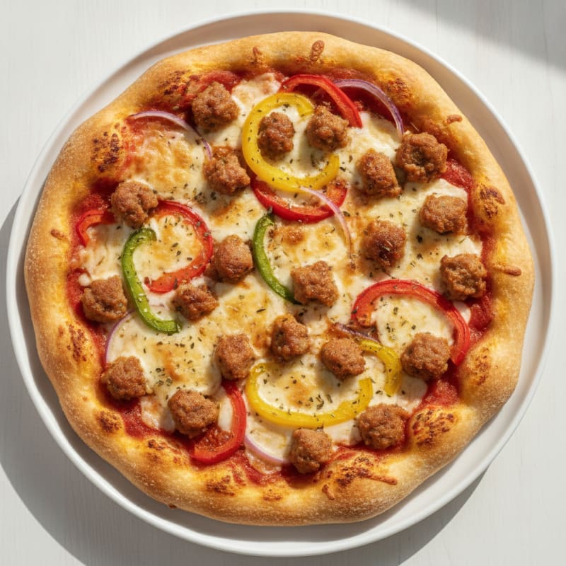 Chicken Sausage and Veggie Protein Pizza