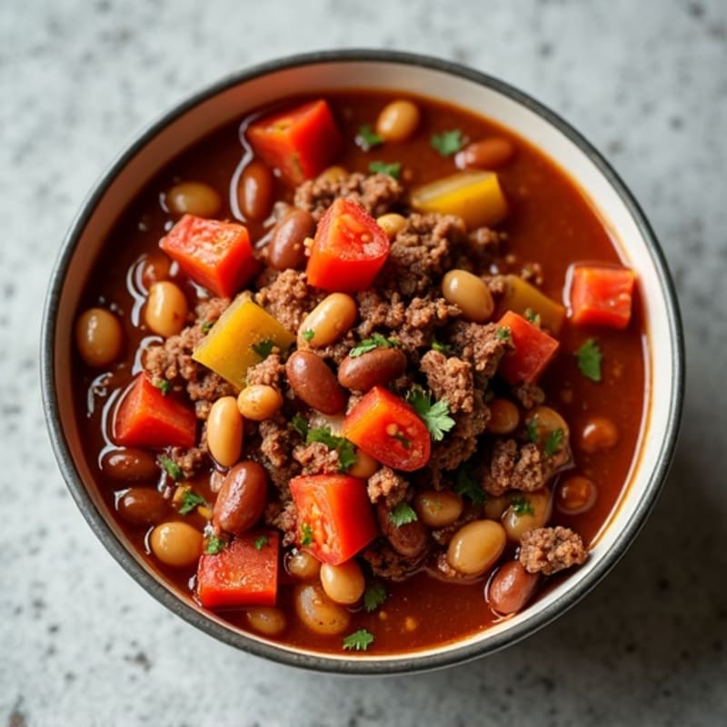 Hearty Lean Beef and Bean Chili