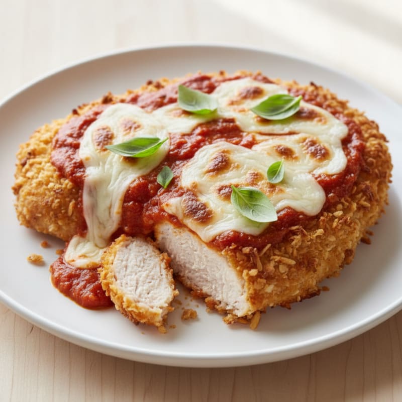 Crispy Baked Chicken Parmesan