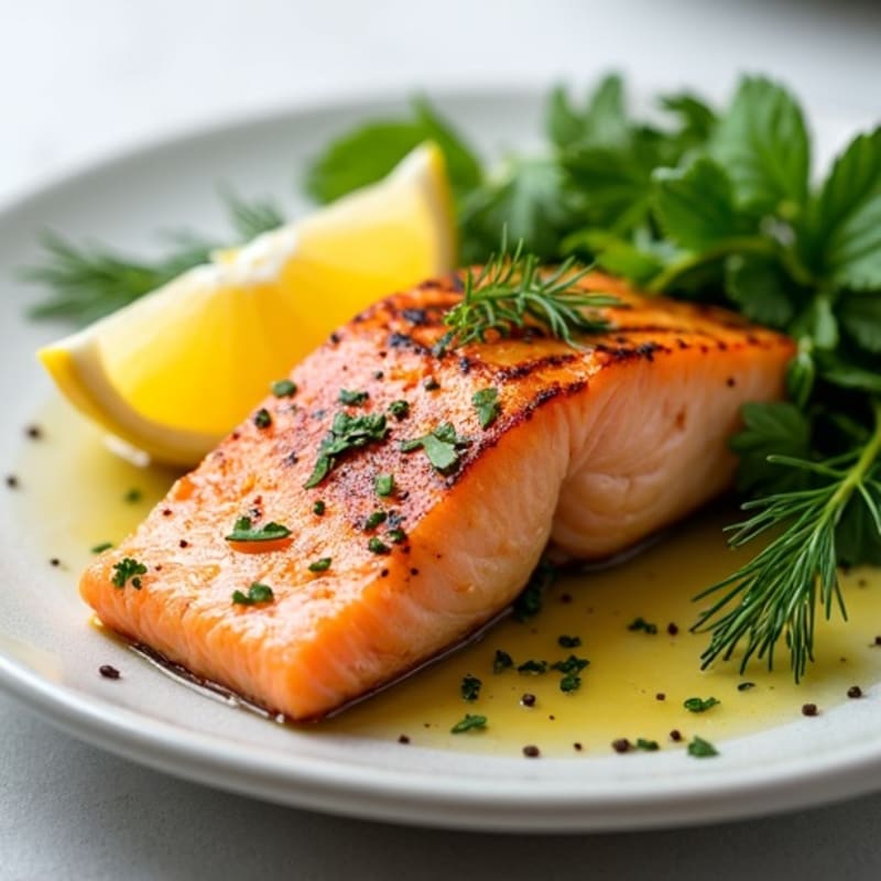 Citrus-Herb Grilled Salmon with Fresh Herbs