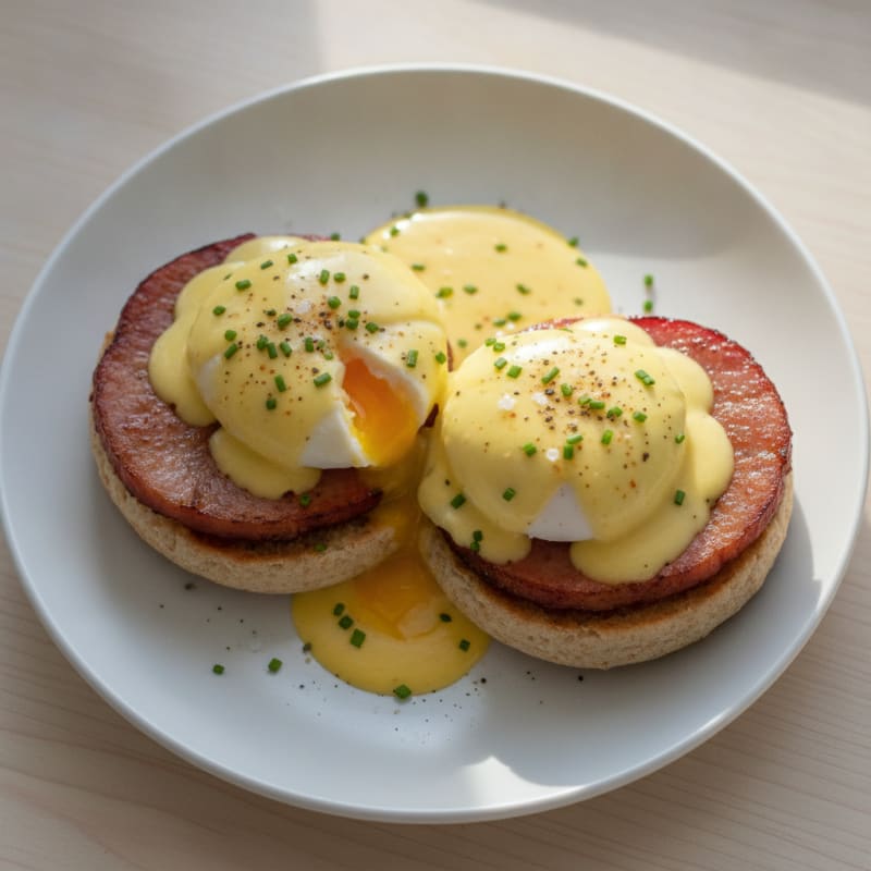 Classic Eggs Benedict with Hollandaise