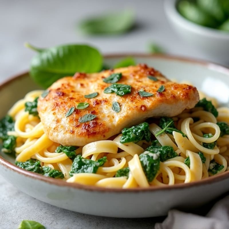 Creamy Garlic Chicken Pasta