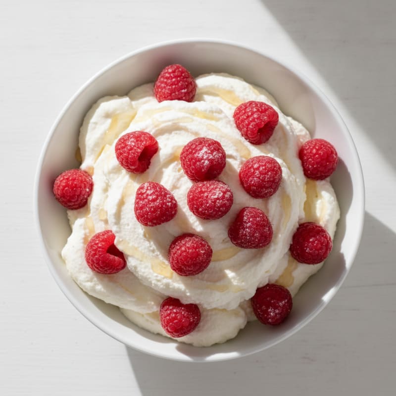 Silky Greek Yogurt Protein Mousse with Berries