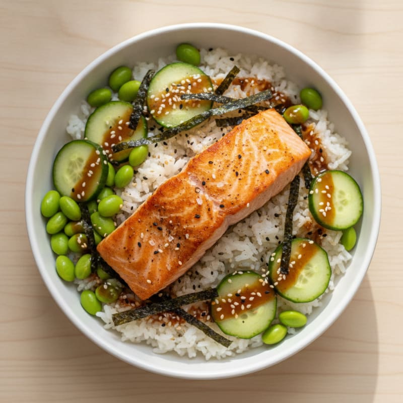 Salmon Sushi Rice Bowl