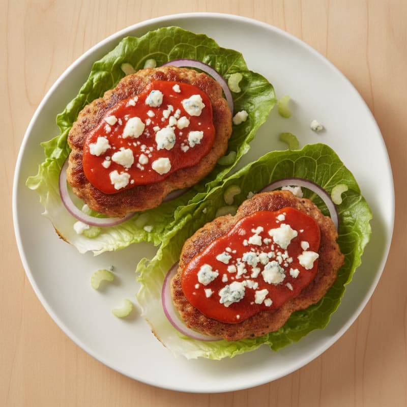 Buffalo Blue Cheese Burgers