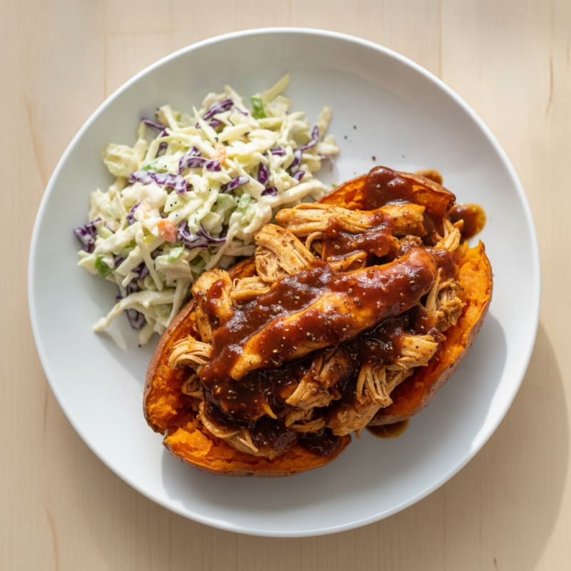 Slow Cooker BBQ Pulled Chicken