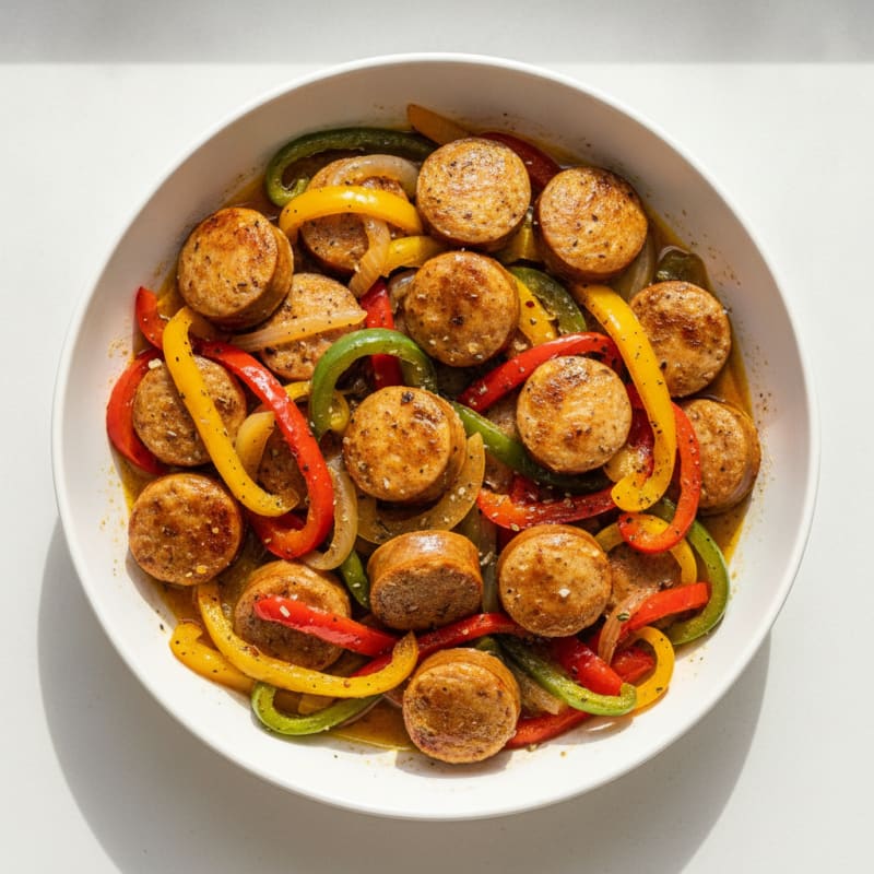 Sausage and Peppers Skillet
