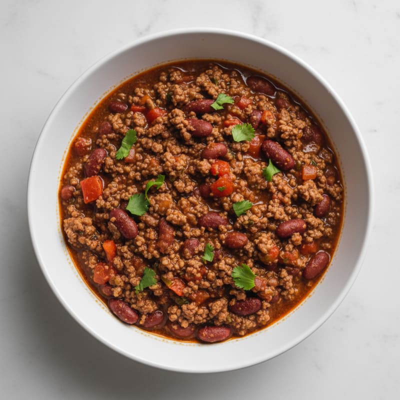 Smoky Ground Beef and Bean Chili