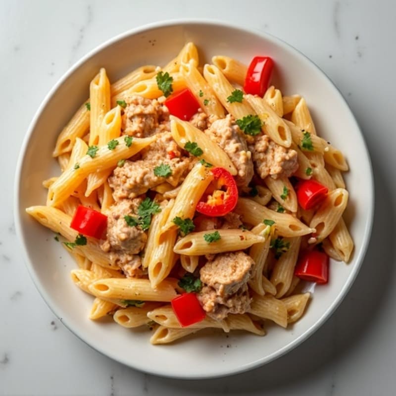 Creamy Cajun Chicken Pasta with Bell Peppers