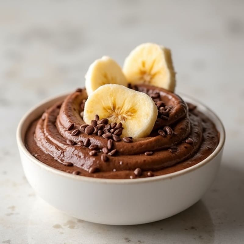Silky Chocolate Protein Pudding with Greek Yogurt