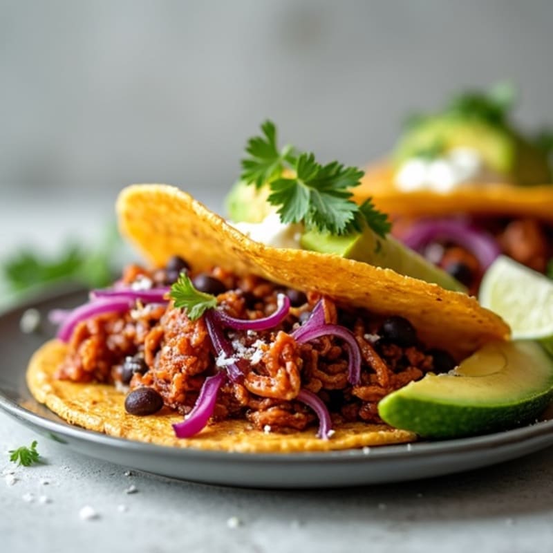 Crispy Pulled Jackfruit Street Tacos