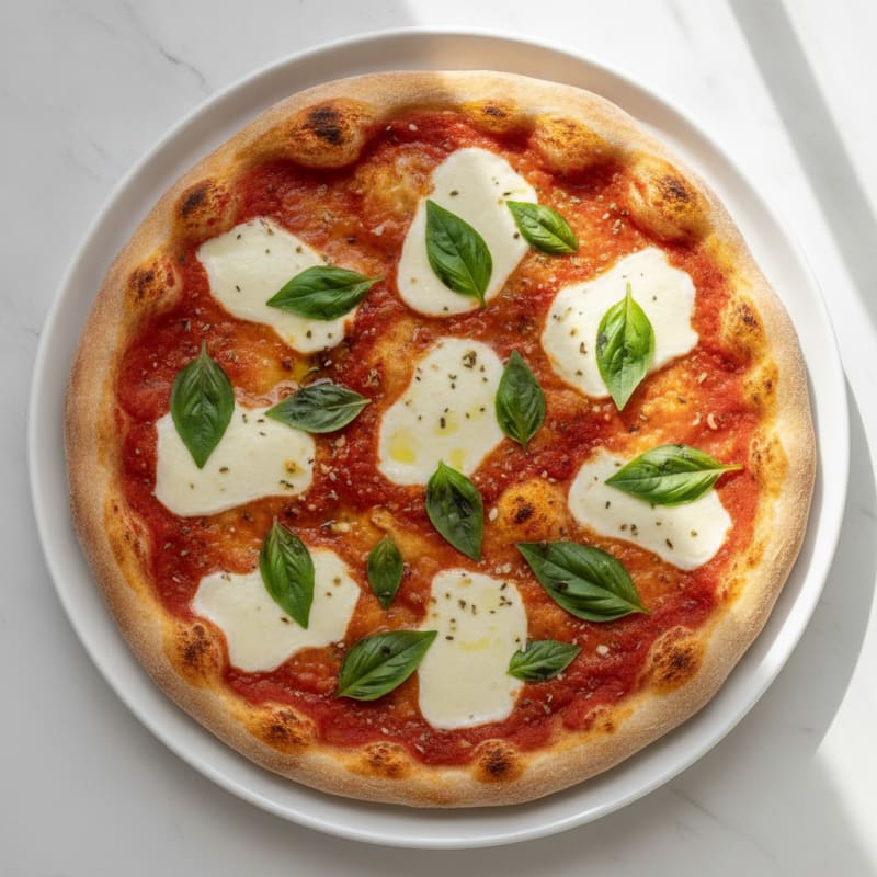 Classic Margherita Pizza with Fresh Basil