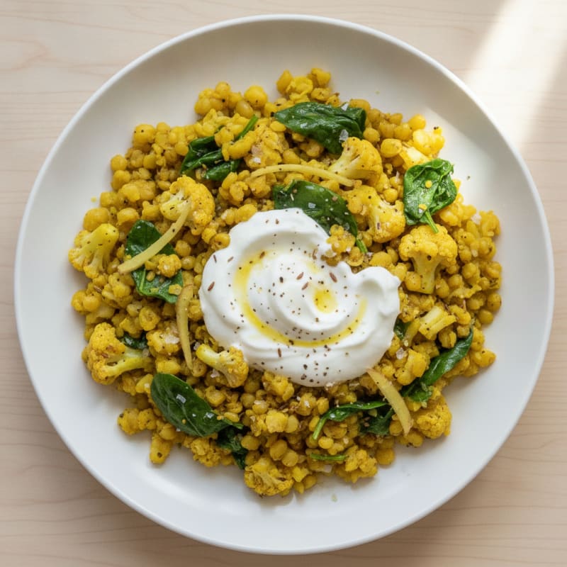 Mung Bean and Vegetable Kichari