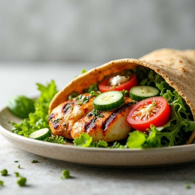 Herb-Grilled Chicken Whole Wheat Wrap