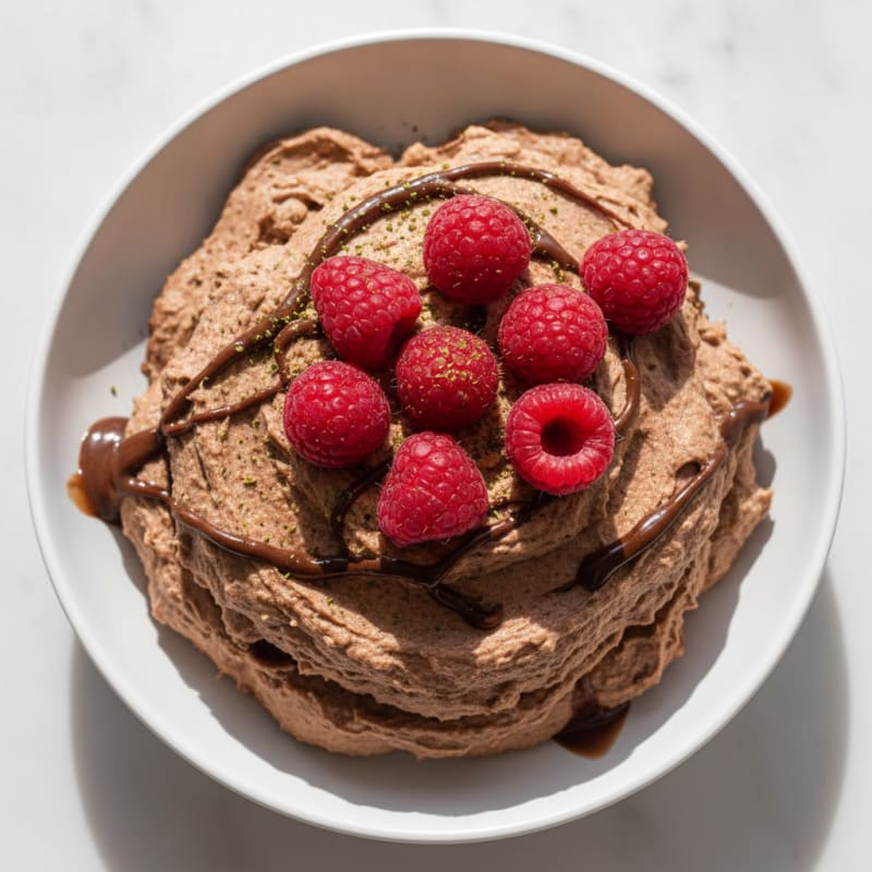 Cottage Cheese Protein Mousse with Fresh Berries
