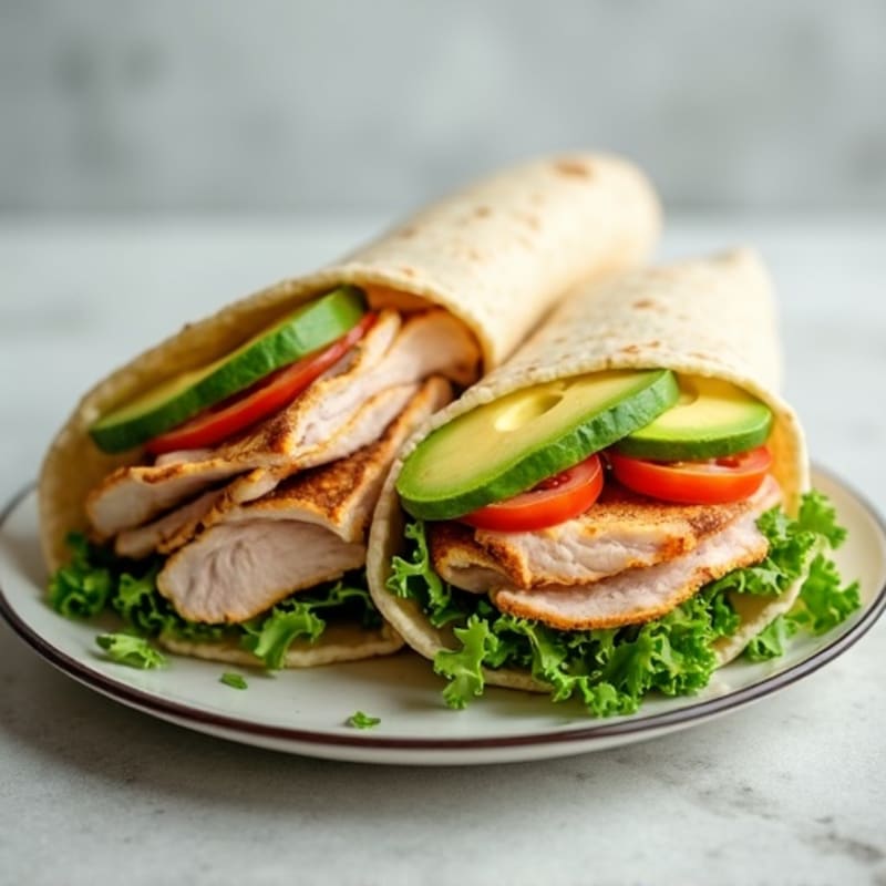 Fresh Turkey Avocado Wrap