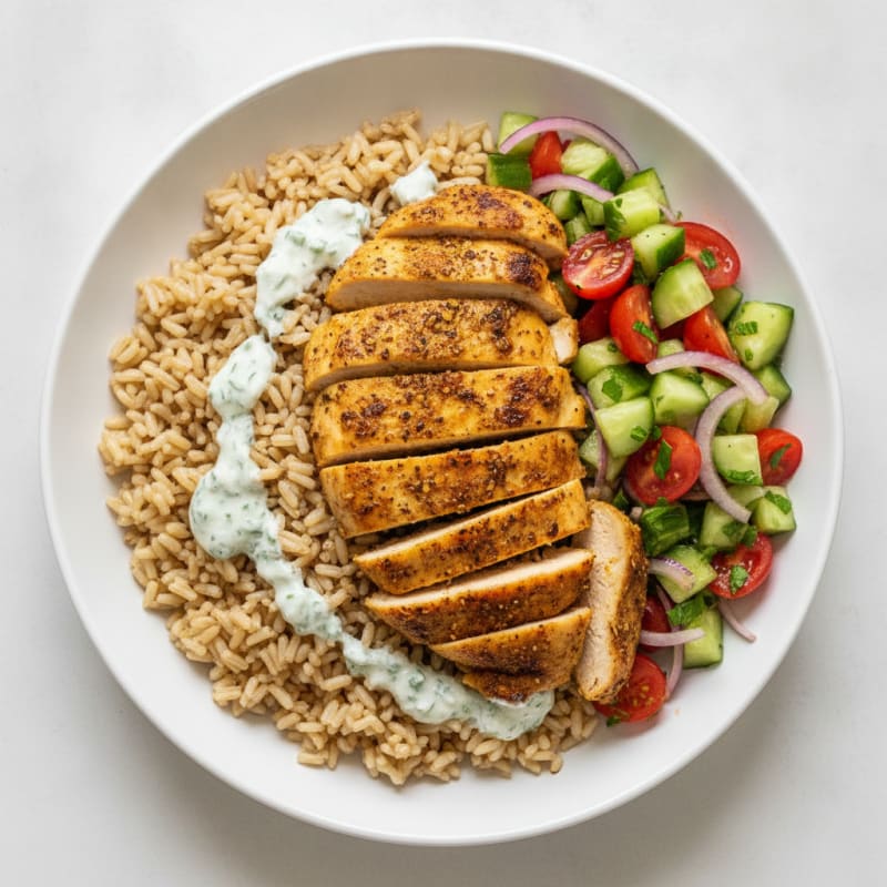 Chicken Shawarma Rice Bowl