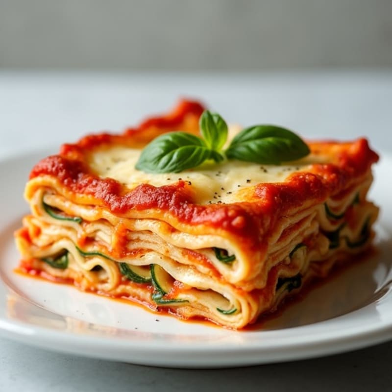 Lean Turkey Zucchini Lasagna