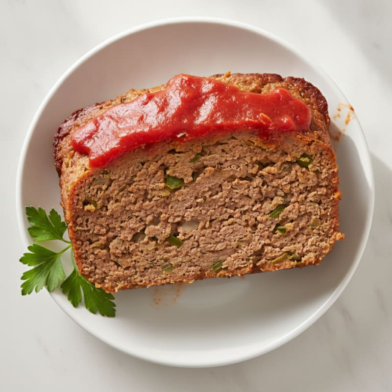 Classic Homestyle Meatloaf with Tomato Glaze