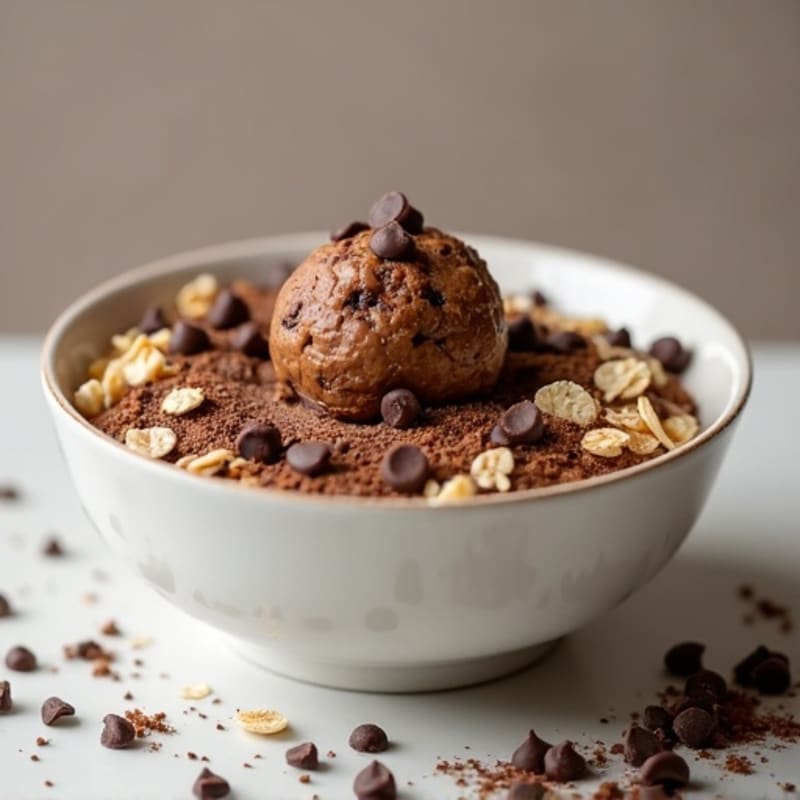 Protein-Packed Chocolate Chip Cookie Dough Bowl