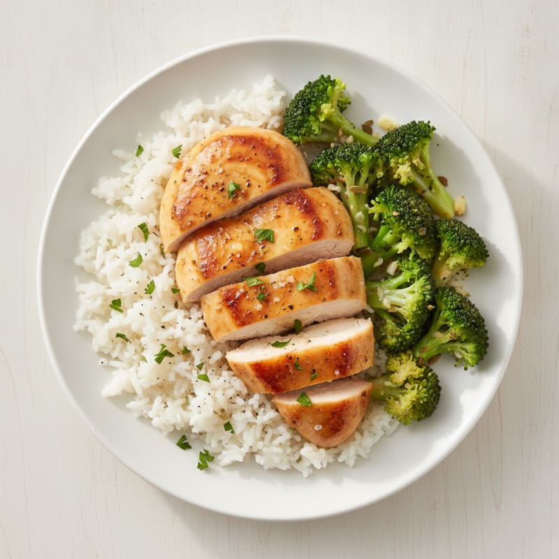 Lemon-Herb Chicken with Jasmine Rice