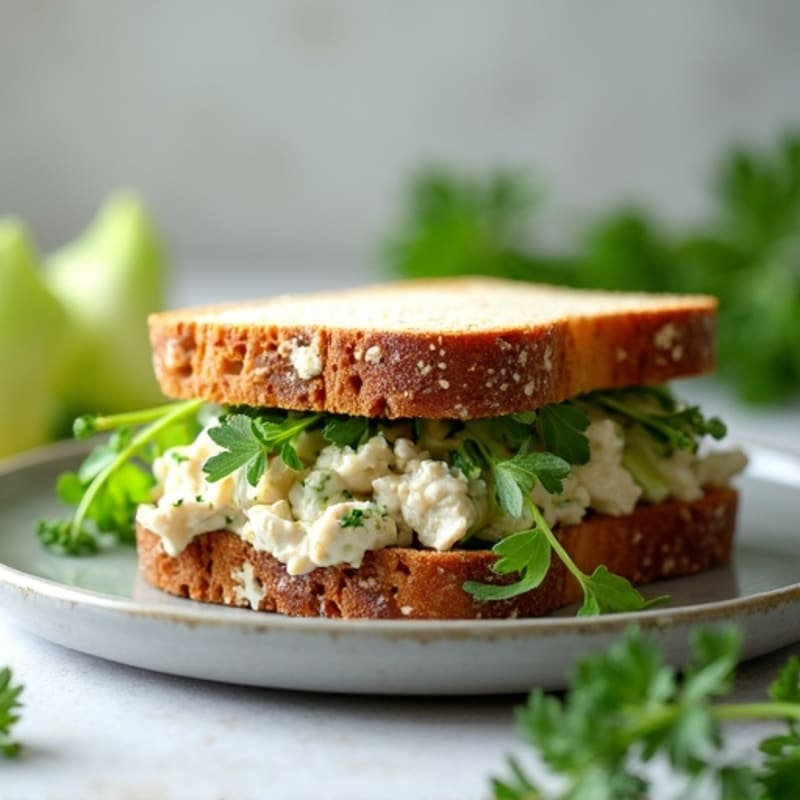 Fresh Herb Chicken Salad Sandwich