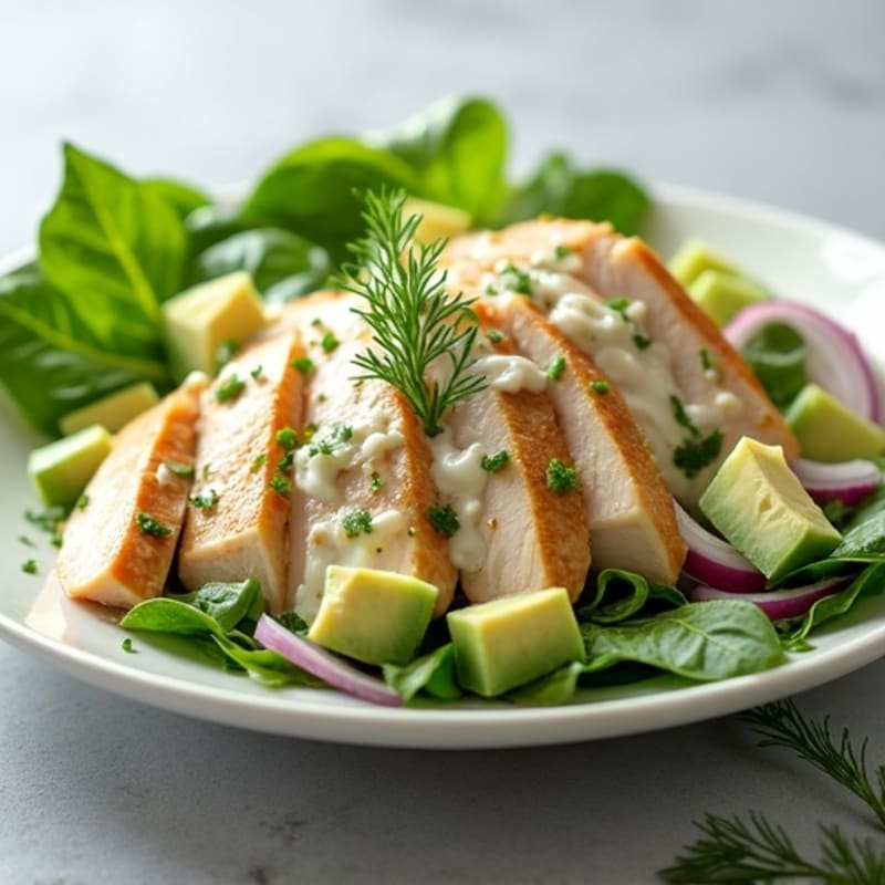 Creamy Lemon Herb Chicken Salad
