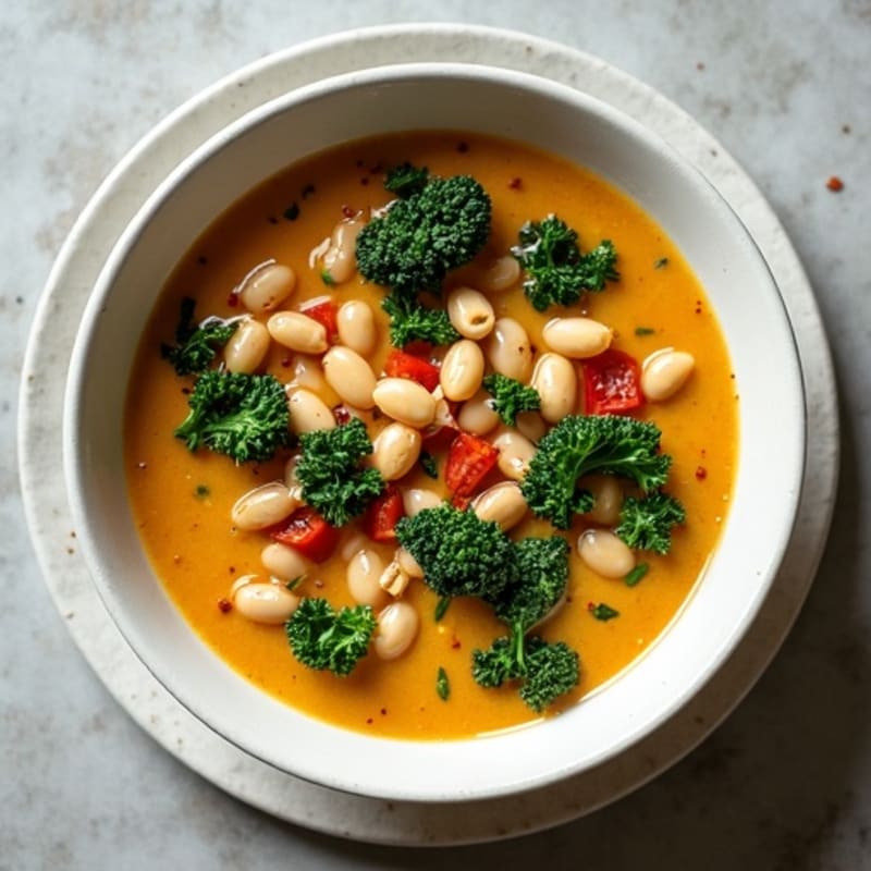 Creamy Tuscan Kale and White Bean Soup
