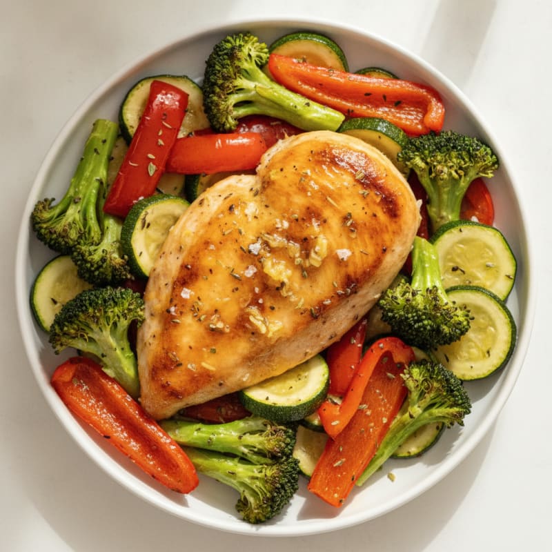 Lemon Herb Roasted Chicken and Vegetables