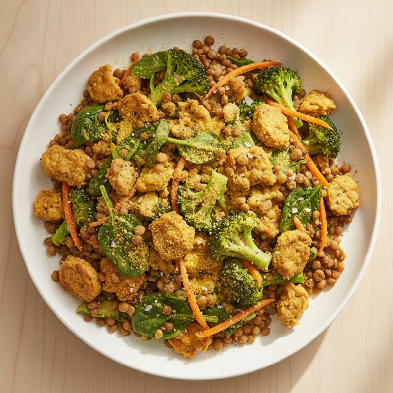Hearty Lentil and Vegetable Harvest Bowl