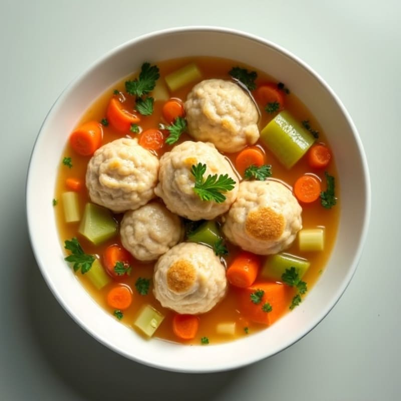 Wholesome Chicken and Herb Dumpling Soup