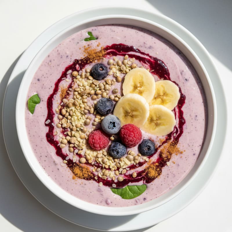 Creamy Berry Banana Smoothie