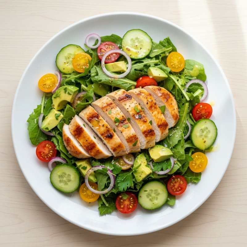 Zesty Lemon Herb Chicken Salad