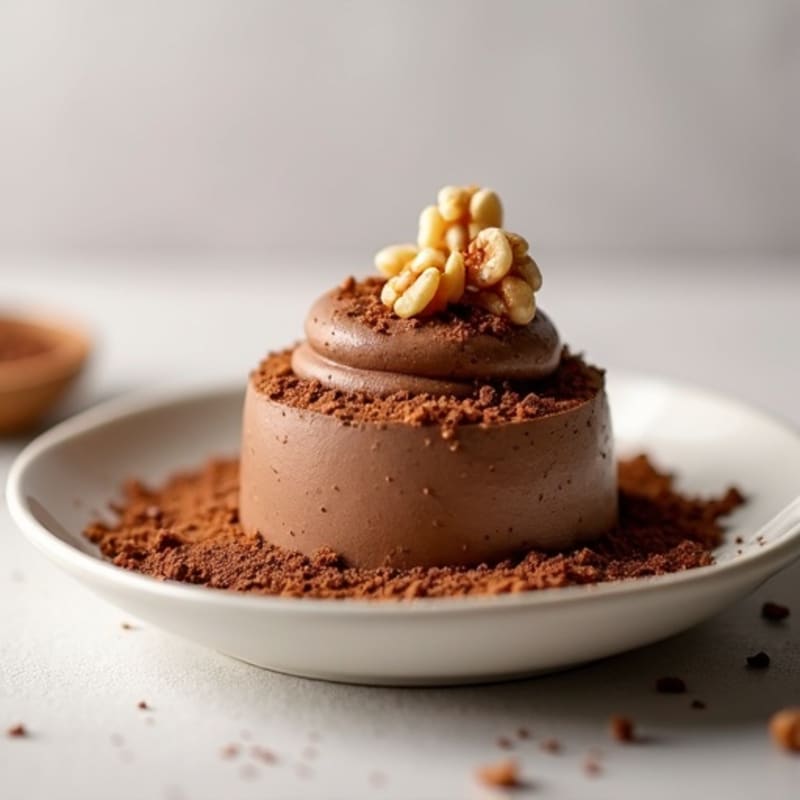 Chocolate Protein Mousse with Silky Cottage Cheese