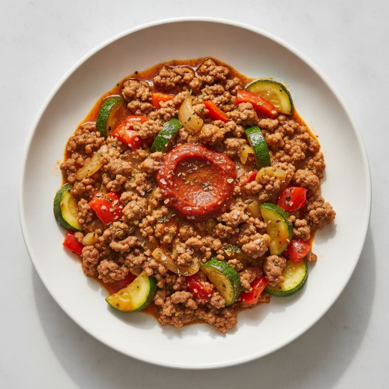 Ground Beef and Vegetable Skillet