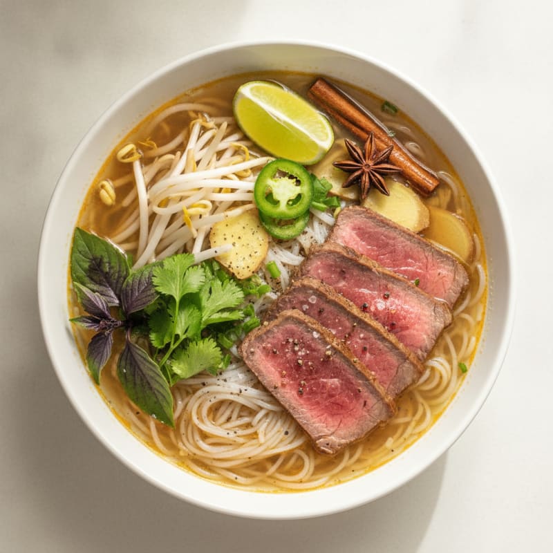 Classic Beef Pho Noodle Soup