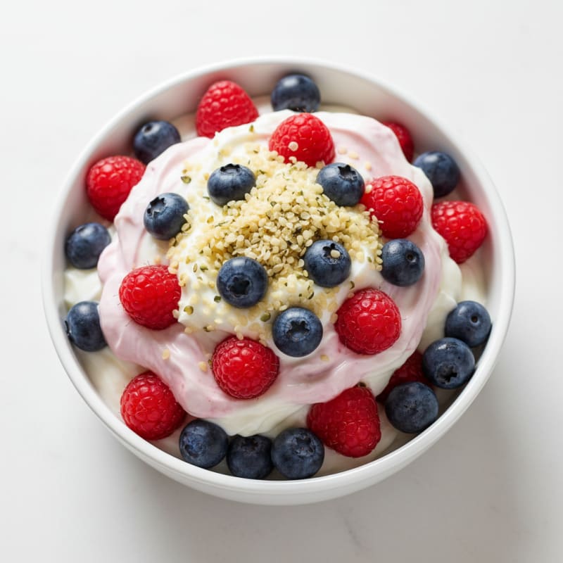 Creamy Greek Yogurt Protein Parfait with Mixed Berries