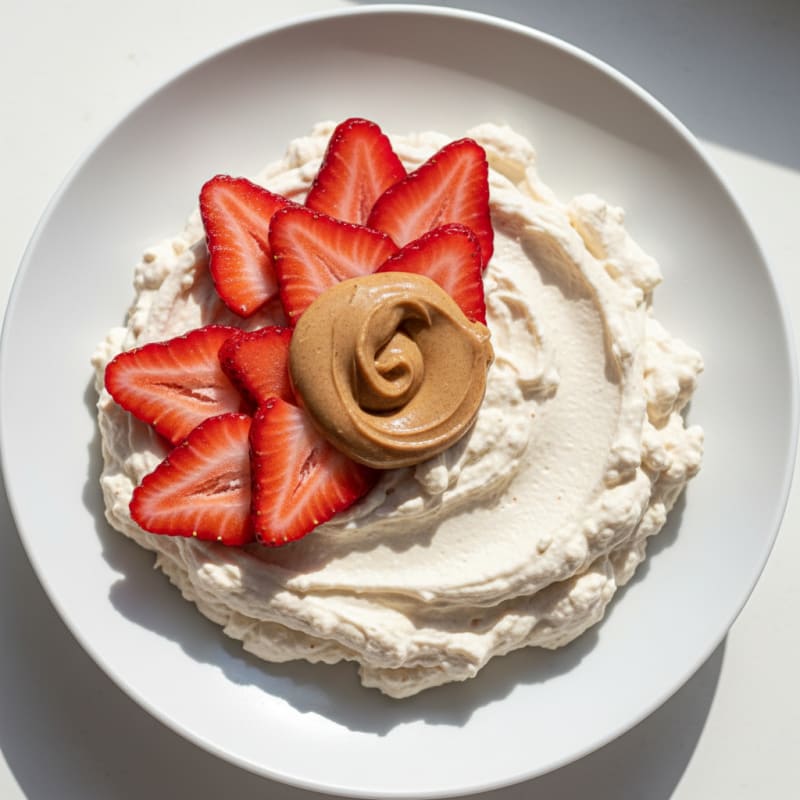 Silky Greek Yogurt Protein Mousse with Berries