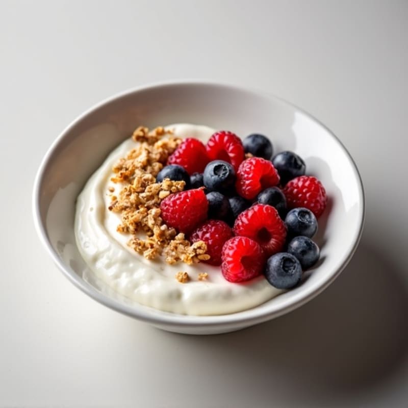 Creamy Greek Yogurt Protein Bowl with Mixed Berries