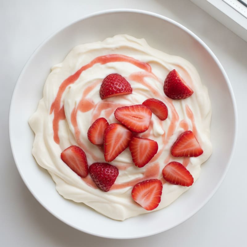Silky Greek Yogurt Protein Pudding with Berries