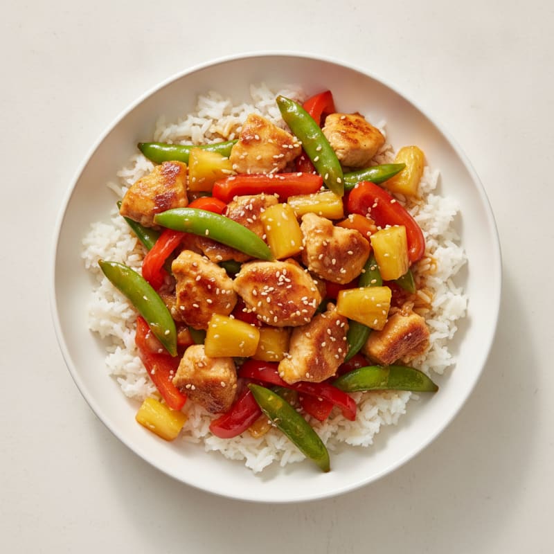 Sweet and Sour Chicken Stir-Fry