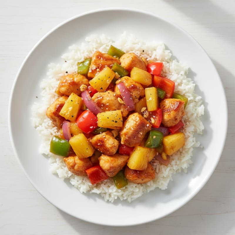 Sweet and Sour Chicken with Pineapple