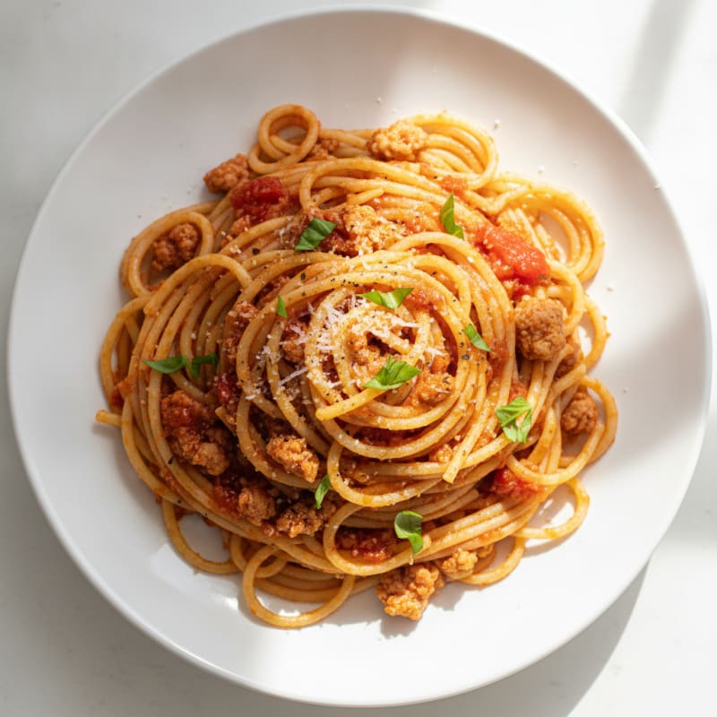 Classic Spaghetti with Marinara Sauce