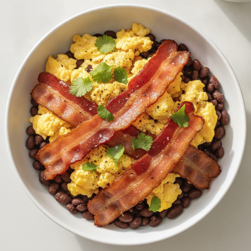 Hearty Bacon and Egg Breakfast Bowl